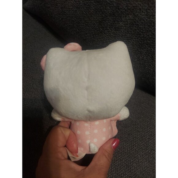 Hello Kitty 2014 Retired Sanrio TY Beanie Babies Hello Kitty 6" Musical Rattle - Picture 6 of 9